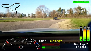 Stock Honda AP-1 S2000 1:12.6 at DCTC
